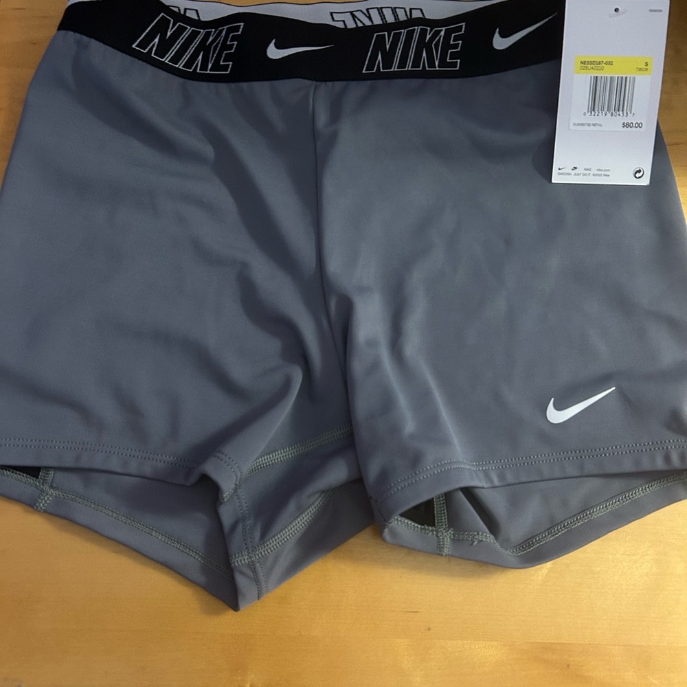 Nike Black and Gray Sports Shorts